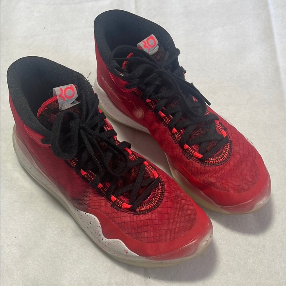 Nike Zoom KD 12 Mens 10 Sneakers Basketball Shoes Red Black